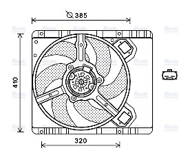 AVA Radiator Fan FT7577