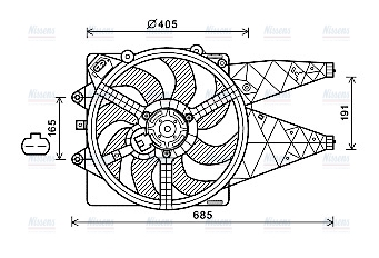 AVA Radiator Fan FT7603