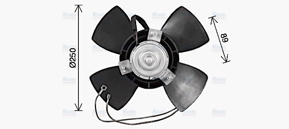 AVA Radiator Fan FT7618