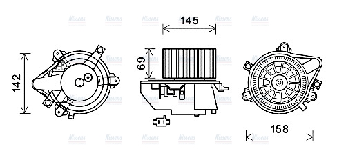 AVA Cabin Fan Blower Motor FT8419