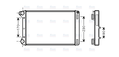 AVA Coolant Radiator FTA2301