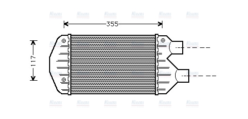 AVA Charge Air Intercooler FTA4267