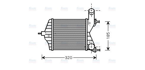 AVA Charge Air Intercooler FTA4280