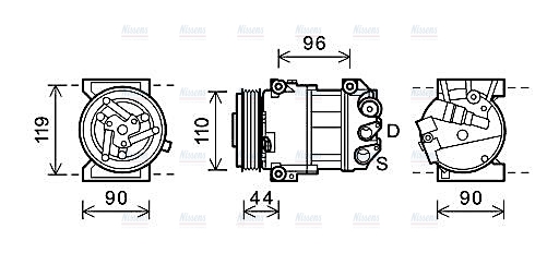 AVA Aircon Compressor FTAK407
