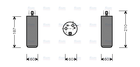 AVA Aircon Receiver Dryer Filter FTD073