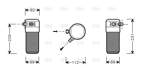AVA Aircon Receiver Dryer Filter FTD105