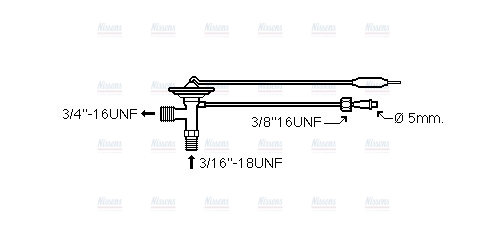 AVA Aircon Expansion Valve HD1271