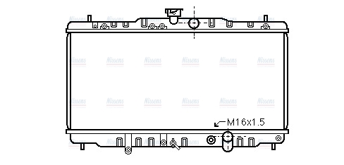 AVA Coolant Radiator HD2057