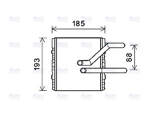 AVA Heater Core HD6299