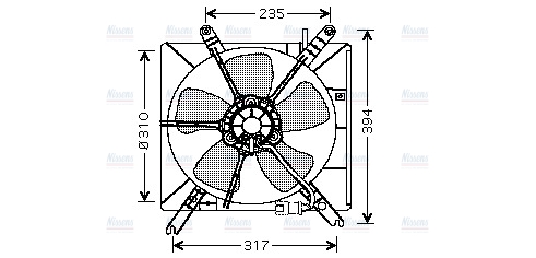 AVA Radiator Fan HD7503