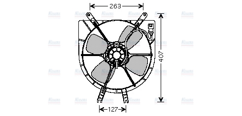 AVA Radiator Cooling Fan HD7505