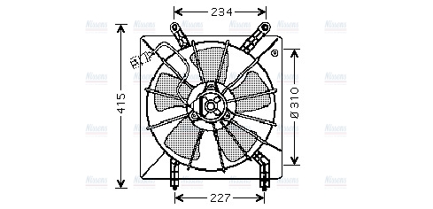 AVA Radiator Cooling Fan HD7510