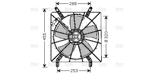 AVA Radiator Cooling Fan HD7519
