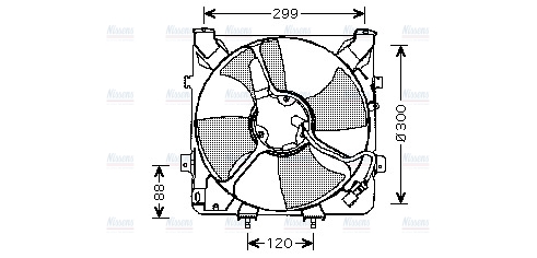 AVA Radiator Cooling Fan HD7522
