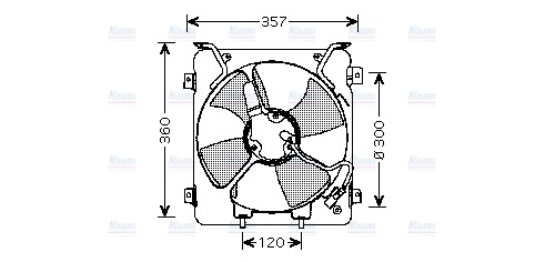 AVA Radiator Cooling Fan HD7523