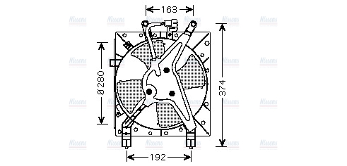 AVA Radiator Cooling Fan HD7524