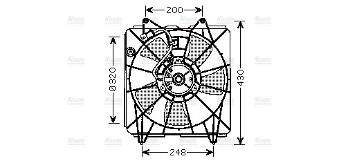 AVA Radiator Cooling Fan HD7525