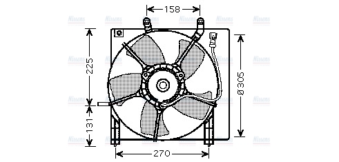 AVA Radiator Cooling Fan HD7534