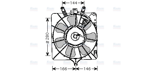 AVA Radiator Cooling Fan HD7535