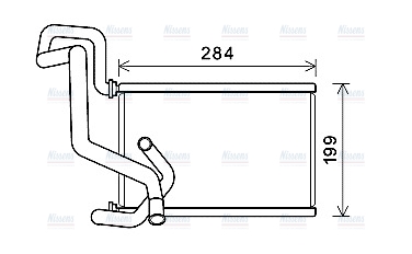 AVA Heater Core HDA6295