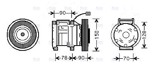 AVA Aircon Compressor HDAK181