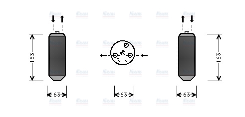 AVA Aircon Receiver Dryer Filter HDD103