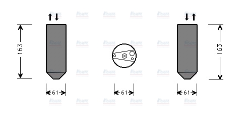 AVA Aircon Receiver Dryer Filter HDD109