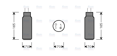 AVA Aircon Receiver Dryer Filter HDD115