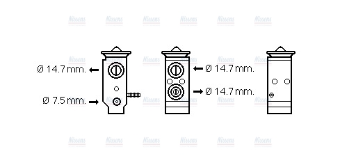 AVA Aircon Expansion valve HY1292