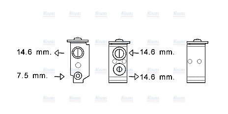AVA Aircon Expansion valve HY1363