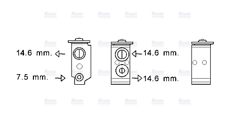 AVA Aircon Expansion valve HY1364
