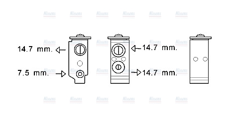 AVA Aircon Expansion valve HY1385