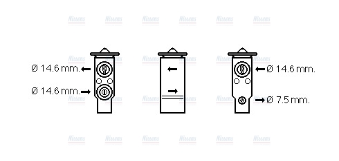 AVA Aircon Expansion valve HY1411