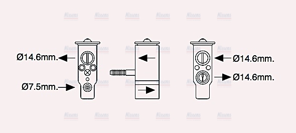 AVA Aircon Expansion Valve HY1458