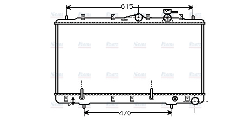 AVA Coolant Radiator HY2027
