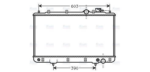 AVA Coolant Radiator HY2031