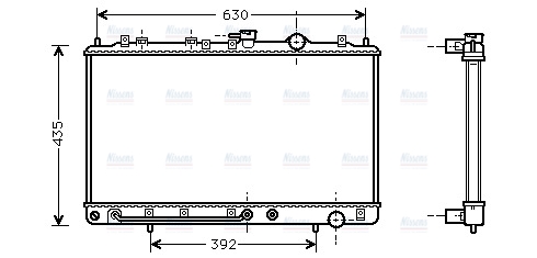 AVA Coolant Radiator HY2076
