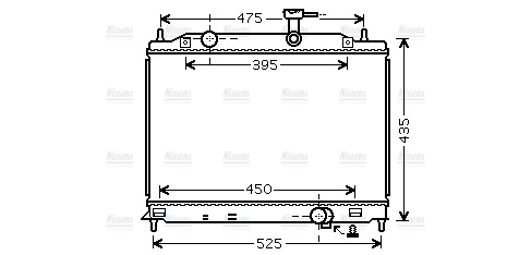 AVA Coolant Radiator HY2170