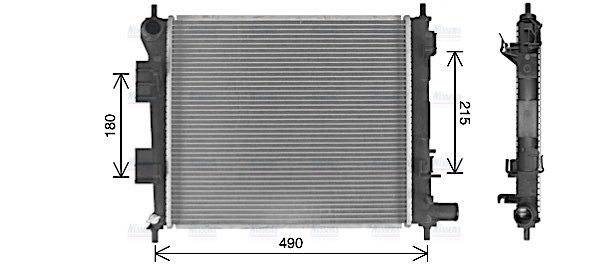 AVA Coolant Radiator HY2488