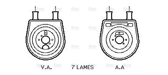 AVA Oil Cooler HY3154