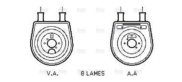 AVA Oil cooler HY3155