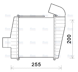 AVA Charge Air Intercooler HY4388