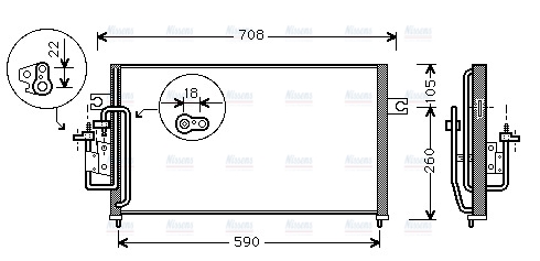 AVA Aircon Condenser HY5059