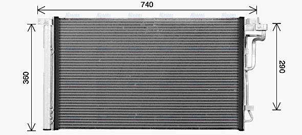 AVA Aircon Condenser HY5598D