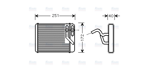 AVA Heater Core HY6140