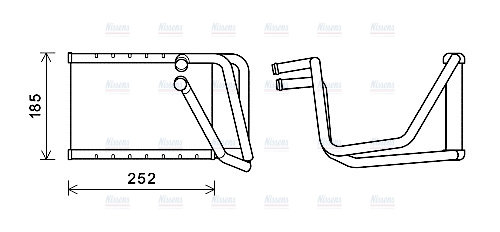 AVA Heater Core HY6438