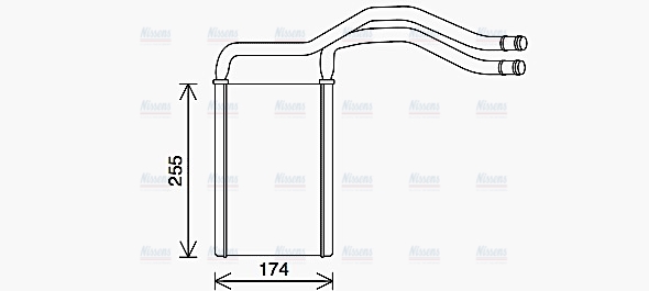 AVA Heater Core HY6449