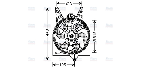 AVA Radiator Fan HY7501