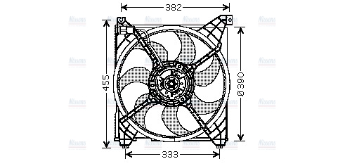AVA Radiator Cooling Fan HY7508