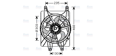 AVA Radiator Fan HY7513